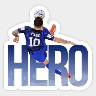 Pulisic World Cup Hero Sticker